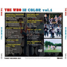 Load image into Gallery viewer, THE WHO / IN COLOR Vol.1 DVD
