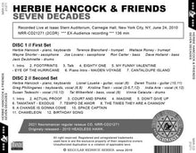 Load image into Gallery viewer, HERBIE HANCOCK &amp; FRIENDS / SEVEN DECADES

