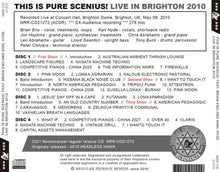 Load image into Gallery viewer, THIS IS PURE SCENIUS! / LIVE IN BRIGHTON 2010
