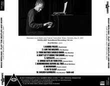 Load image into Gallery viewer, BRAD MEHLDAU / PLAY THE BEATLES AND MORE / LIVE AT MOERS JAZZ FESTIVAL 2021 (1CDR)
