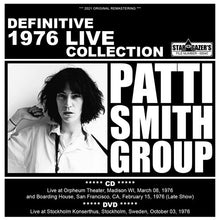 Load image into Gallery viewer, PATTI SMITH GROUP / DEFINITIVE 1976 LIVE COLLECTION (1CDR+1DVDR)
