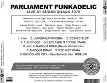 Load image into Gallery viewer, PARLIAMENT FUNKADELIC / LIVE AT SUGAR SHACK 1975 (1CDR)
