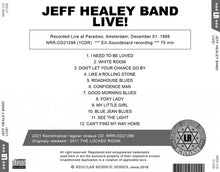 Load image into Gallery viewer, JEFF HEALEY BAND / LIVE! (1CDR)
