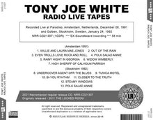 Load image into Gallery viewer, TONY JOE WHITE / RADIO LIVE TAPES (1CDR)
