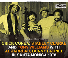 Load image into Gallery viewer, CHICK COREA, STANLEY CLARKE &amp; TONY WILLIAMS / BRUSHED MIKE MILLARD TAPE / SANTA MONICA 1978 (3CDR)
