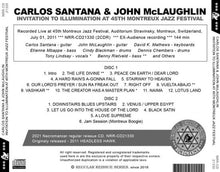 Load image into Gallery viewer, JOHN McLAUGHLIN &amp; CARLOS SANTANA / INVITATION TO ILLUMINATION AT 45TH MONTREUX JAZZ FESTIVAL (2CDR)

