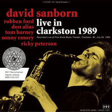 Load image into Gallery viewer, DAVID SANBORN / LIVE IN CLARKSTON 1989 (2CDR)
