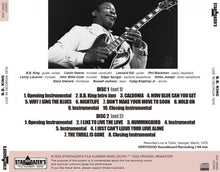 Load image into Gallery viewer, B.B. KING / LIVE IN GEORGIA 1979 (2CDR)
