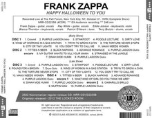 Load image into Gallery viewer, FRANK ZAPPA / HAPPY HALLOWEEN TO YOU (4CDR)
