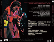 Load image into Gallery viewer, MILES DAVIS / THE LAST SUPPER / LIVE AT LA VILLETTE 1991 (2CD + LTD.1DVDR)
