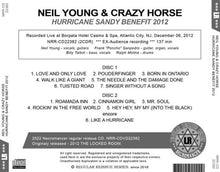 Load image into Gallery viewer, NEIL YOUNG &amp; CRAZY HORSE / HURRICANE SANDY BENEFIT 2012 (2CDR)
