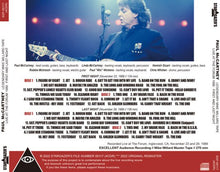 Load image into Gallery viewer, PAUL McCARTNEY / LEGENDARY MIKE MILLARD TAPE / LIVE AT THE FORUM 1989 : FIRST AND LAST NIGHT (4CDR)
