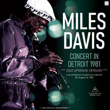 Load image into Gallery viewer, MILES DAVIS / CONCERT IN DETROIT 1981 / 2022 UPGRADE VERSION (2CDR)
