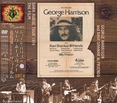 GEORGE HARRISON / 1974 DARK HORSE TOUR THE FILM DVD