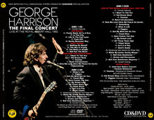 Load image into Gallery viewer, GEORGE HARRISON / THE FINAL CONCERT : LIVE AT THE ROYAL ALBERT HALL 1992 (2CD+DVD)
