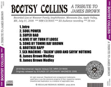 Load image into Gallery viewer, BOOTSY COLLINS / A TRIBUTE TO JAMES BROWN

