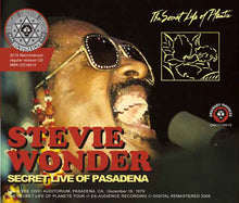 Load image into Gallery viewer, STEVIE WONDER / SECRET LIVE OF PASADENA
