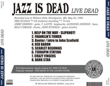 Load image into Gallery viewer, JAZZ IS DEAD / LIVE DEAD
