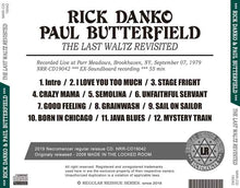 Load image into Gallery viewer, RICK DANKO &amp; PAUL BUTTERFIELD / THE LAST WALTZ REVISITED

