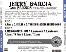 Load image into Gallery viewer, JERRY GARCIA &amp; FRIENDS / THE MATRIX JAM SESSIONS
