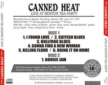 Load image into Gallery viewer, CANNED HEAT / LIVE AT BOSTON TEA PARTY
