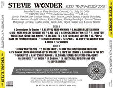 Load image into Gallery viewer, STEVIE WONDER / SLEEP TRAIN PAVILION 2008
