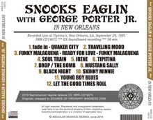 Load image into Gallery viewer, SNOOKS EAGLIN WITH GEORGE PORTER JR. / IN NEW ORLEANS
