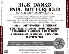 Load image into Gallery viewer, RICK DANKO &amp; PAUL BUTTERFIELD / THE LAST WALTS REVISITED AGAIN
