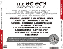 Load image into Gallery viewer, THE GO-GO'S / LIVE IN CHERRY HILL 1981
