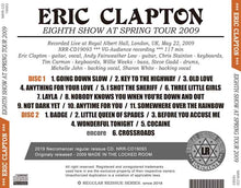 Load image into Gallery viewer, ERIC CLAPTON / EIGHTH SHOW AT SPRING TOUR 2009
