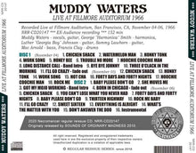 Load image into Gallery viewer, MUDDY WATERS / LIVE AT FILLMORE AUDITORIUM 1966

