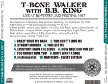 Load image into Gallery viewer, T-BONE WALKER WITH B.B. KING / LIVE AT MONTEREY JAZZ FESTIVAL 1967
