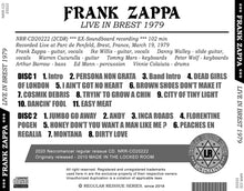 Load image into Gallery viewer, FRANK ZAPPA / LIVE IN BREST 1979
