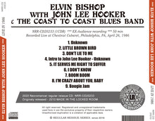Load image into Gallery viewer, ELVIN BISHOP WITH JOHN LEE HOOKER &amp; THE COAST TO COAST BLUES BAND
