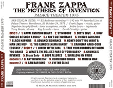Load image into Gallery viewer, FRANK ZAPPA AND THE MOTHERS OF INVENTION / PALACE THEATER 1975
