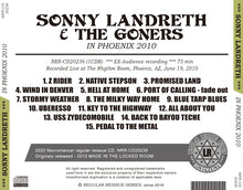 Load image into Gallery viewer, SONNY LANDRETH &amp; THE GONERS / IN PHOENIX 2010
