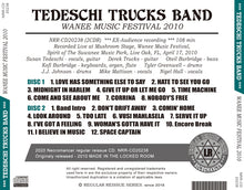 Load image into Gallery viewer, TEDESCHI TRUCKS BAND / WANEE MUSIC FESTIVAL 2010
