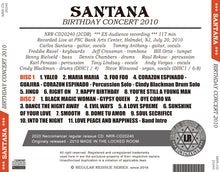 Load image into Gallery viewer, SANTANA / BIRTHDAY CONCERT 2010

