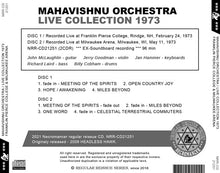 Load image into Gallery viewer, MAHAVISHNU ORCHESTRA / LIVE COLLECTION 1973 / FRANKLIN PIERCE COLLEGE &amp; MILWAUKEE ARENA
