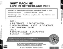 Load image into Gallery viewer, SOFT MACHINE / LIVE IN NETHERLAND 2009
