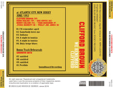 Load image into Gallery viewer, CLIFFORD BROWN / WE REMEMBER CLIFFORD
