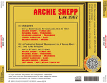 Load image into Gallery viewer, ARCHIE SHEPP / LIVE 1967
