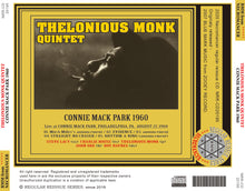 Load image into Gallery viewer, THELONIOUS MONK QUINTET / CONNIE MACK PARK 1960
