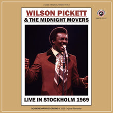 Load image into Gallery viewer, WILSON PICKETT &amp; THE MIDNIGHT MOVERS / LIVE IN STOCKHOLM 1969
