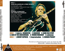 Load image into Gallery viewer, JOHN McLAUGHLIN &amp; FREE SPIRITS / WITH ZAWINUL SYNDICATE / LIVE AT ROYAL FESTIVAL HALL 1995
